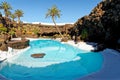 Swimming pool in the lava cave - Lanzarote - Spain