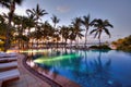 Swimming pool at Le Touessrock, Mauritius