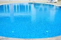Swimming pool - luxury hotel Greece Royalty Free Stock Photo