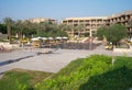 swimming pool at a luxury hotel Royalty Free Stock Photo