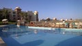 Swimming pool in luxury tropical hotel