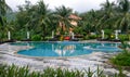 Swimming pool at the luxury villa