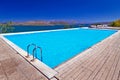 Swimming pool at Mirabello Bay Royalty Free Stock Photo