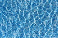 Swimming pool mosaic bottom caustics ripple like sea water and flow with waves background with sun light reflection Royalty Free Stock Photo