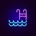 Swimming Pool Neon Sign