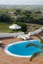 Swimming pool panoramic vista