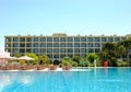 Swimming pool in popular hotel Royalty Free Stock Photo