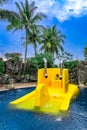 Swimming Pool at Raffles Marina. It overlooking the Tuas Second Link - Singapore\'s second causeway to Malaysia.