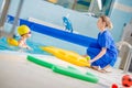 Swimming Pool Rehabilitation Royalty Free Stock Photo