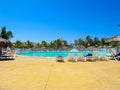 Swimming Pool at the Resort (Cuba, Caribbeans) Royalty Free Stock Photo