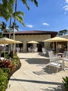 The Swimming pool restaurant at Trump National Golf Club in Jupiter, Florida Royalty Free Stock Photo