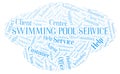 Swimming Pool Service word cloud.
