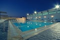 Swimming Pool shot during twilight