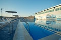 Swimming Pool shot during twilight