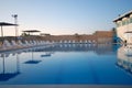 Swimming Pool shot during twilight