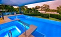 Swimming pool and spa Royalty Free Stock Photo