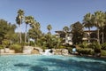 Swimming pool in spa resort, Orlando, Florida Royalty Free Stock Photo