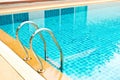 Swimming pool with stai Royalty Free Stock Photo