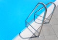 Swimming pool stair Royalty Free Stock Photo
