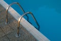 Swimming pool stairs Royalty Free Stock Photo