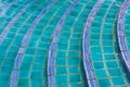 Swimming pool step Royalty Free Stock Photo