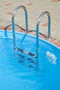 Swimming pool steps Royalty Free Stock Photo