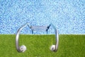 Swimming pool steps Royalty Free Stock Photo