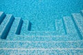 Swimming pool steps Royalty Free Stock Photo