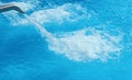 Swimming pool with streams of water Royalty Free Stock Photo