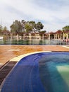 Swimming Pool sunny day water Royalty Free Stock Photo