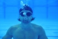 Swimming pool underwater Royalty Free Stock Photo