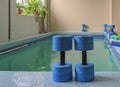 Swimming pool for water aerobics