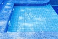 Swimming pool water reflection Royalty Free Stock Photo