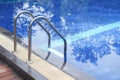 Swimming pool water reflection Royalty Free Stock Photo