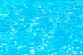 Swimming pool water surface with sparkling light reflections Royalty Free Stock Photo