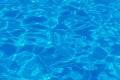 Swimming pool water surface with sparkling light reflections Royalty Free Stock Photo