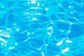 Swimming pool water surface with sparkling light reflections Royalty Free Stock Photo