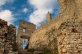 Swimming ruins of the castle, Little Carphatian,