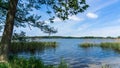 Swimming spot at lake Krakower See Royalty Free Stock Photo