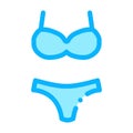 Swimming Suit Icon Vector Outline Illustration Royalty Free Stock Photo