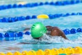 Swimming Swimmer Head Cap Lane Royalty Free Stock Photo