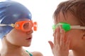 Swimming team Royalty Free Stock Photo