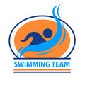 Swimming team logo