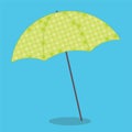 swimming umbrella green 05