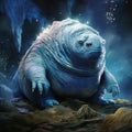 swimming water bear