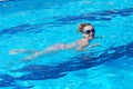 Swimming woman