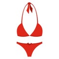 Swimsuit flat icon