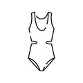 Swimsuit icon. Element of clothes icon for mobile concept and web apps. Thin line Swimsuit icon can be used for web and mobile. Royalty Free Stock Photo