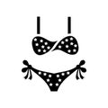 Swimsuit icon, simple style Royalty Free Stock Photo