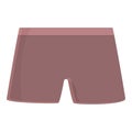 Swimwear shorts icon cartoon vector. Swim pool